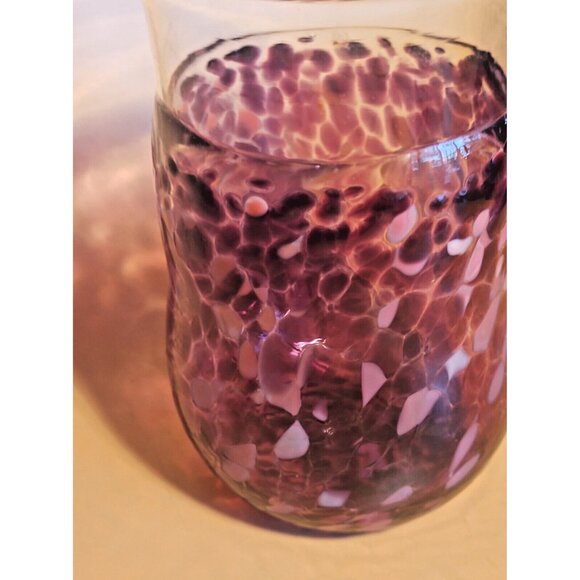 Murano Hand Blown Glass Water Tumbler/Vase 5" Tall 1960's - Picture 13 of 14